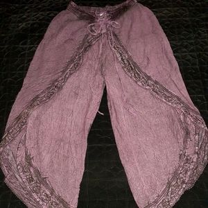 Purple Harem Style Pants